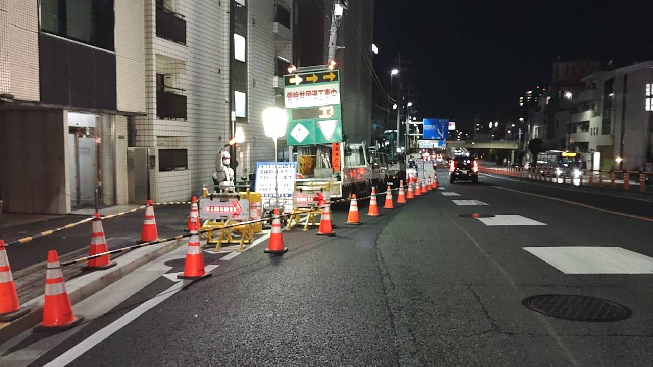 電線共同溝工事